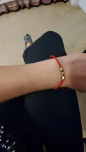 Feng Shui-Pulseras de la suerte, cordel rojo budista, pulsera de muñeca de hilo de cera, amistad, Yoga, oración, regalo único chino, joyería barata