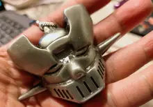 Japón Hot Anime Mazinger Z diablo Z llavero de recuerdo de los hombres armadura teclado Universal llavero anillo accesorios de coche Chaveiros