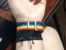 Pulseras bisexuales trenzadas para hombres y mujeres, pulseras trenzadas del orgullo de los homosexuales, del arco iris de Nepal, joyería de amistad