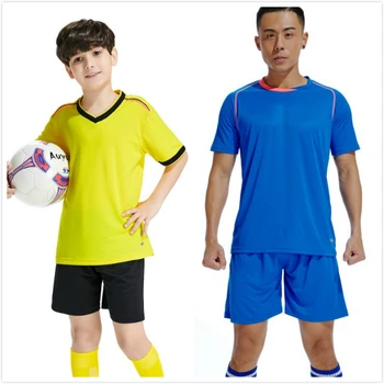 Customize Soccer Jerseys Shorts Set Professional Design Team Logo Football Uniforms Embroidered Stitch T-Shirts Adult Youth Kids
Customize Soccer Jerseys Shorts Set Professional Design Team Logo Football Uniforms Embroidered Stitch T-Shirts Adult Youth Kids
