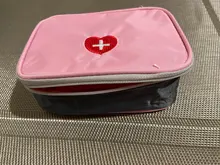 Mini BOLSA DE MEDICINA portátil, Kit de primeros auxilios, organizador de Kits de emergencia médica, bolsa para píldoras para el hogar al aire libre, 13x10x4cm