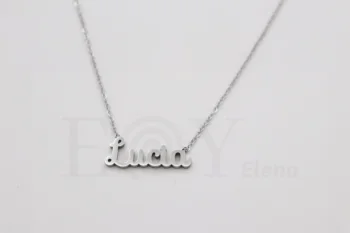 Collar De Acero Inox Con Nombre De Lucia Color Plata Alta Calidad Envió Desde España
Collar De Acero Inox Con Nombre De Lucia Color Plata Alta Calidad Envió Desde España