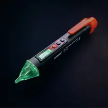 Detector de voltaje VC1010, bolígrafo de contacto Analizador de CA inteligente, bolígrafo eléctrico, Sensor LED, probador de corriente de voltios