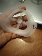Soporte 3D para mascarilla facial, ayuda a respirar, soporte interior de silicona, válvula transpirable, cuidado de la piel