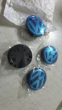 4 Uds 55mm 56mm 65mm 70mm 76MM para tapacubos centrales de coche rueda cubierta para vw estilo 3B7601171