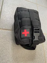Kits de primeros auxilios para agua al aire libre, paquete de cintura táctica de tela Oxford de viaje, bolso de escalada para acampada, funda de emergencia negra