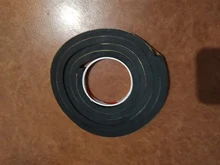 Cinta de goma de espuma de esponja negra EVA, 5MM, 8MM, 10MM de grosor, fuerte adherencia, tira de sellado anticolisión
