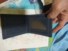 Cartera corta de cuero para hombre, monedero de Color sólido, Estilo Vintage, famosas, carteras masculinas