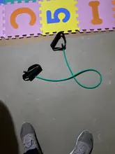 Bandas de resistencia de 5 niveles con asas, cuerda elástica para yoga, ejercicio físico, con tubos para entrenamiento de fuerza en el hogar