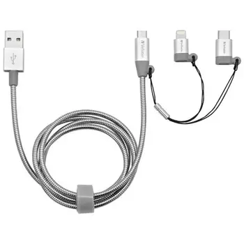 48870 USB Cable 1 m USB to Micro-USB B aluminum, Gray
48870 USB Cable 1 m USB to Micro-USB B aluminum, Gray