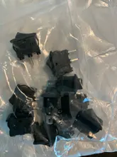 Snap-In Rocker-Switch Dash-Dashboard SPST MINI Kcd11 10pcs 3A Copper 2PIN Car G130 3A/250V