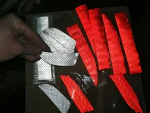 Reflectante para Exterior de coche, cinta Reflectante adhesiva, Reflectante, tira de advertencia Exterior, protege el cuerpo del coche