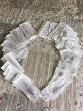 Tebori-agujas de tatuaje en forma de U para maquillaje Permanente, cuchillas de cejas, pluma Manual, 100 Uds., 0,18mm, 12 14 16 18