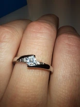 Anillo de piedra de circón redondo y pequeño para mujer, joyería de boda de Color plata Vintage, anillos de compromiso de cristal para mujer