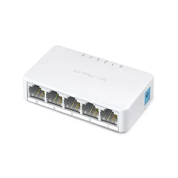 Mercusys MS105 Switch Fast Ethernet (10/100) multiport MS105 Switch USB 2.0 
Mercusys MS105 Switch Fast Ethernet (10/100) multiport MS105 Switch USB 2.0