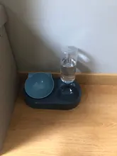 Dispensador de agua automático para bol de gato 2 en 1, almacenamiento de agua automático, cuenco de comida para perros y gatos, contenedor de comida con agua, alimentador para mascotas