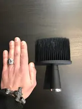 Brochas de barbero para pelo profesional, cepillo negro suave para pelo, cepillo de barba, herramienta de estilismo de peluquería