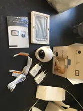 Sailvde-Monitor inteligente de bebé inalámbrico, Monitor de bebé a Color con cámara de vigilancia para interiores, niñera de seguridad electrónica, alimentación para bebés