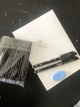 53 unids/lote 0,38mm borrable lavable Pen recarga varilla para manejar azul/negro tinta pluma de Gel para escuela materiales de escritura para oficina papelería