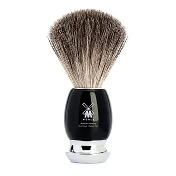 Brush shaving badger gray Mühle black Live series 
Brush shaving badger gray Mühle black Live series