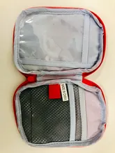 Portátil al aire libre estuche para botiquín de primeros auxilios, bolsa viaje, medicina, paquete Kit de emergencia de bolsas pequeñas de la medicina organizador divisor de almacenamiento
