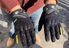 SUOMY-guante de motociclismo con pantalla táctil, de dedo completo, malla transpirable, para Motocross, MTB