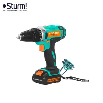 CD3212L cordless drill Sturm! 12V, Li-Ion, 2 speeds, 2 batteries, 2.0 Ah Drill Mini Wireless Power Driver Multi-function Lithium
CD3212L cordless drill Sturm! 12V, Li-Ion, 2 speeds, 2 batteries, 2.0 Ah Drill Mini Wireless Power Driver Multi-function Lithium