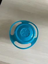 Tazón universal tipo Gyro a prueba de derrames para niños, plato giratorio infantil con diseño, práctico con rotación de 360 grados, platos de alimentación sólidos