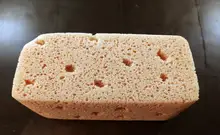 IIOHOII-esponja Extra grande para lavado de coche, panal de abeja, Coral, bloque de esponja gruesa amarilla, suministro de coche, herramientas de lavado, absorbente