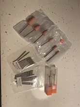 HYTOOS 6 unids/set del clavo de silicona brocas 3/32 Rotary Burr manicura Bits accesorios de taladro Dental y pedicura herramientas de pulido