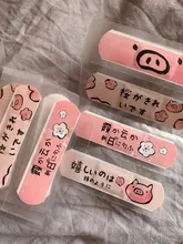 Tirita de dibujos animados Kawaii para niños y 20 piezas, adhesivo de decoración portátil para exteriores, vendas, botiquín de primeros auxilios