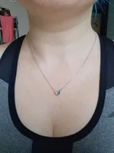 Pendientes de tuerca de Plata de Ley 925 para Corazón Arco Iris, joyería para Chica adolescente, amiga, Chico, regalos, S-E957