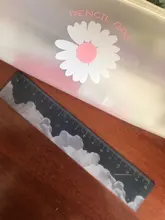 Regla de color acrílico de cielo estrellado, 6 diseños, 15 cm, multifuncional, para dibujar, para niños, estudiantes, oficina, papelería escolar