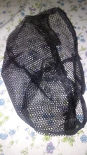 Gorro para hacer pelucas con correa ajustable en la parte trasera, tamaño del gorro tejido, casquillo de peluca sin pegamento, malla para el pelo de buena calidad, color negro