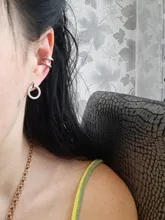 LByzHan-pendientes de tuerca redondos geométricos para mujer, de Plata de Ley 925, con diamantes de imitación de cristal, joyería bonita