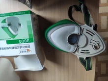 Máscara profesional de seguridad para el trabajo, respirador a prueba de polvo, de goma, para constructor, carpintero, protección diaria antiniebla