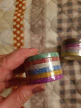 6 unids/lote papel Washi brillante conjunto de cintas papelería japonesa Scrapbooking decorativo cintas cinta adhesiva Kawai Adesiva Decorativa