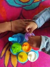 Contenedor de comida para bebé, caja de aperitivos de leche en polvo de siete agujeros, bandeja de hielo de almacenamiento de silicona, bandeja para el congelador