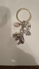 Llavero étnico Tribal para mujer, llavero con forma de elefante, regalo bohemio único, joyería de loto, 1 ud.