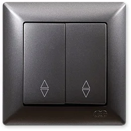 PnpnElectrıc Gns Visage Ambiance Metallic Smoked Gray Double Switch Vavien 10A 220V AC 2 Gang 2 Way Switch
PnpnElectrıc Gns Visage Ambiance Metallic Smoked Gray Double Switch Vavien 10A 220V AC 2 Gang 2 Way Switch