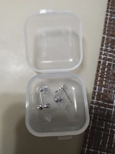 Pendientes asimétricos de Plata de Ley 925 para niños, con cierre de tuerca de hueso de pescado y gato, joyería antialérgica para bebés y estudiantes