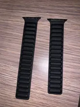 Correa de cuero para Apple watch, correa de 44mm, 40mm, 38mm, 42mm, 1:1, Original, con lazo magnético, iWatch seires 5 4 SE 6