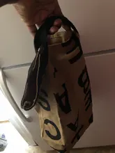 Hylhexyr-Bolso grande de hombro informal de lona para mujer, bolsas de tela de compras a prueba de agua, bolso de viaje plegable con estampado de letras