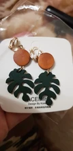 Joyería de colección de múltiples estilos para niña y mujer, aretes de Clip de hojas geométricas con personalidad creativo coreano, accesorios de moda para niña y Mujer