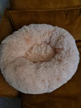 Cama para gatos de 6 tamaños, cama de felpa redonda para gatos, esterilla para gatos, nido cálido para gato durmiendo, cesta suave para perros, cojín para mascotas, suministros portátiles