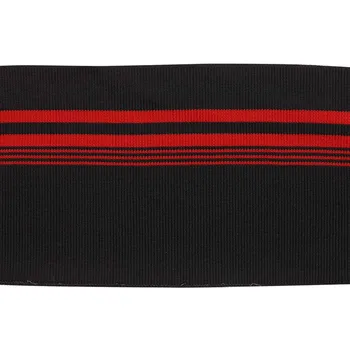 3ar531 knitted (98% polyester, 2% spandex) 14 cm * 80 cm (black with red stripes)
3ar531 knitted (98% polyester, 2% spandex) 14 cm * 80 cm (black with red stripes)