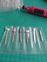 Juego de brocas de diamante para uñas, Lima rotativa eléctrica para manicura, accesorio de la máquina, Herramientas de limpieza de cutículas, 1 Juego