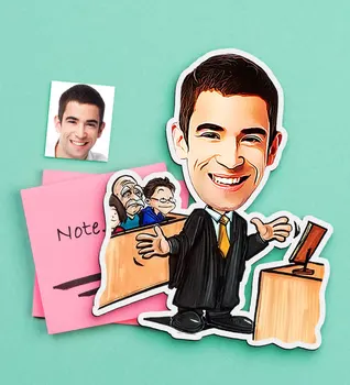 Personalized Mr Attorney Caricature Of Wooden Magnet-3
Personalized Mr Attorney Caricature Of Wooden Magnet-3