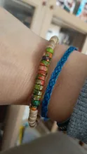 Pulsera Vintage de madera hecha a mano con cuentas de piedra Natural de 6 mm para hombre, brazalete con piedras imperiales de colores, joyería para brazalete