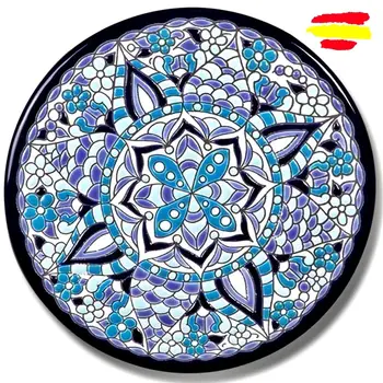 Ceramic Plate 21cm/8,3 inch - ceramic glazed up handmade - Made in Spain - Spainish - seville - MIJASCERAMIC crafts -
Ceramic Plate 21cm/8,3 inch - ceramic glazed up handmade - Made in Spain - Spainish - seville - MIJASCERAMIC crafts -